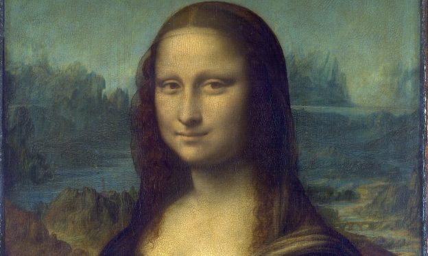 Leonardo da Vinci, Mona Lisa, c. 1503-05, oil on panel, 30-1/4″ x 21″ (Musée du Louvre)