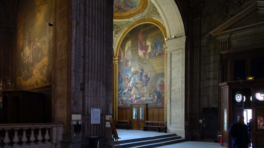 Oblique View of the Chapel of the Holy Angels, Church of Saint-Sulpice, Paris (photo: Steven Zucker, CC BY-NC-SA 2.0)