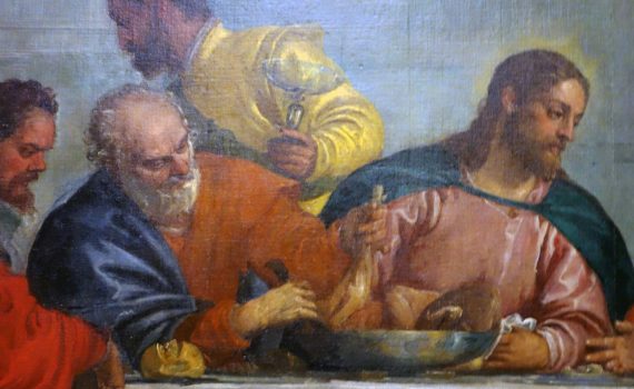 Paolo Veronese, Feast in the House of Levi - detail