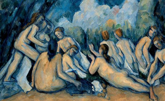 Paul Cézanne, Bathers - detail