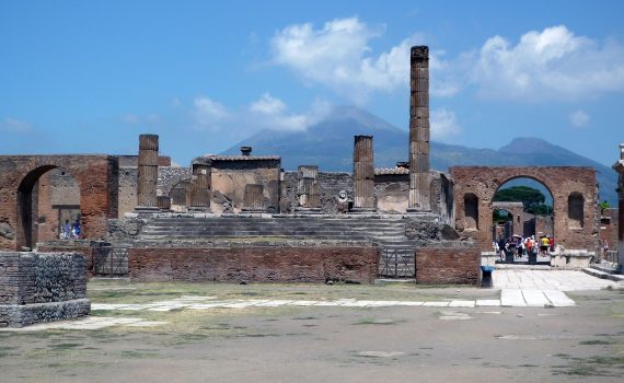 Forum, looking toward Vesuvius, Pompeii