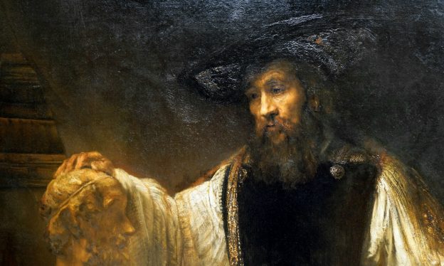 Rembrandt Aristotle with a bust of Homer thumb