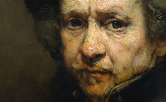 Rembrandt van Rijn, Self-Portrait - detail