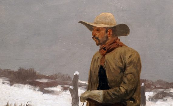 Frederic Remington, <em>The Fall of the Cowboy</em>