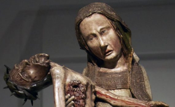Röttgen Pietà - detail