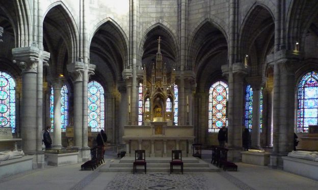 Ambulatory, Basilica of St. Denis, Paris, 1140-44