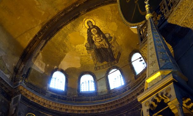 Theotokos mosaic, Hagia Sophia