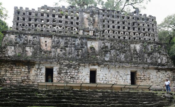 Yaxchilán—Lintels 24 and 25 from Structure 23 and structures 33 and 40