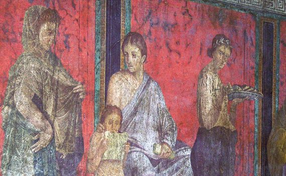 Villa of Mysteries, before 79 C.E., fresco, Pompeii