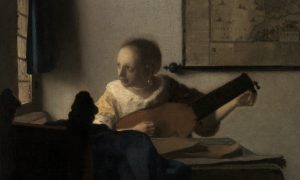 Vermeer, Young Woman with a Lute, 1622-23