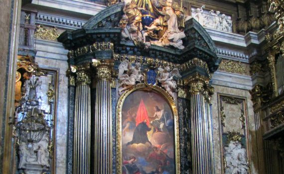 Andrea Pozzo, St. Ignatius Chapel, Il Gesù, Rome