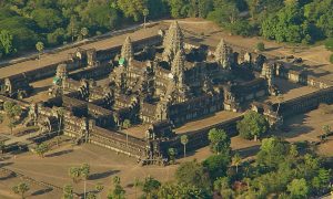 Aerial view, Angkor Wat, Siem Reap, Cambodia, 1116-1150 (photo: Peter Garnhum, CC BY-NC 2.0)