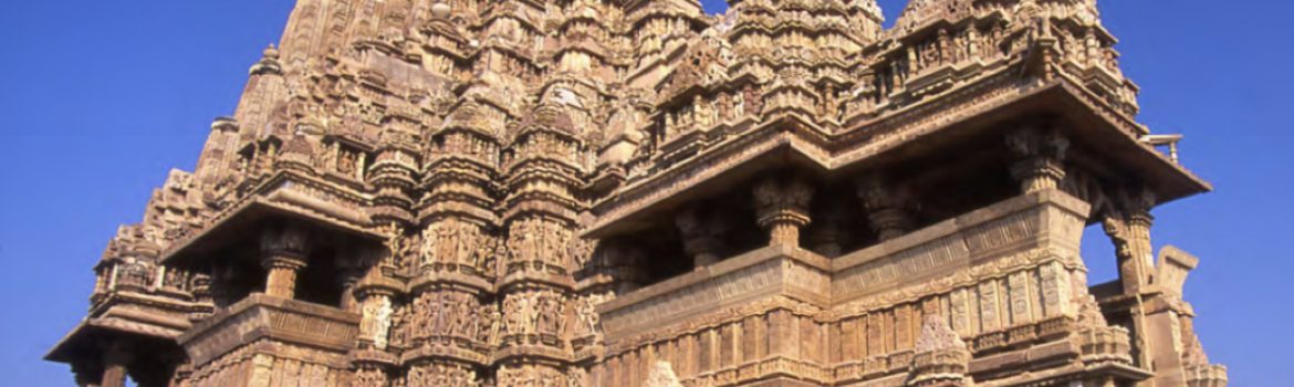 Kandariya Mahadeva temple, Khajuraho, India. (photo: Olivier Laude, 1999, from Asia Art Museum)