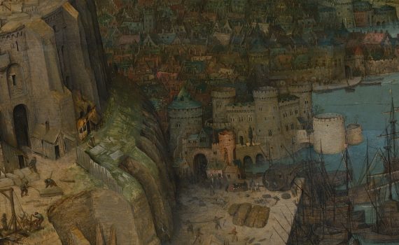 Pieter Bruegel the Elder, The Tower of Babel, 1563, oil on panel, 114 × 155 cm (Kunsthistorisches Museum, Vienna)