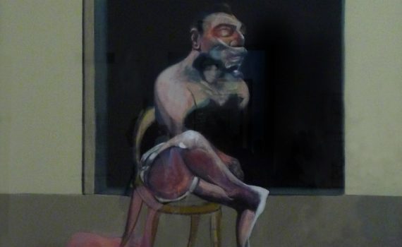Francis Bacon, Triptych - August 1972, 1972, oil on canvas, 72 x 61 x 22 in. (183 x 155 x 64 cm), (Tate Modern, London)