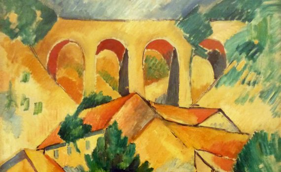 Georges Braque, Le Viaduc à L'Estaque - detail