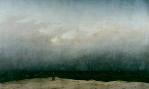 Caspar David Friedrich, Monk by the Sea - detail