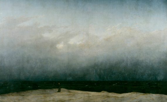 Caspar David Friedrich, Monk by the Sea - detail