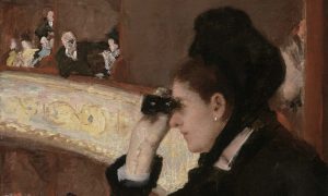 Mary Cassatt, In the Loge- detail