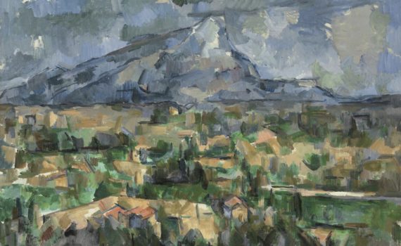 Paul Cézanne, Mont Sainte-Victoire - detail