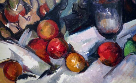 Paul Cézanne, Still Life with Apples - detail