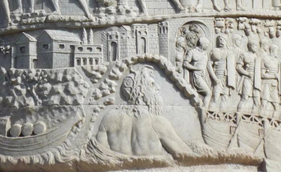 Column of Trajan, Carrara marble, completed 113 C.E., Rome