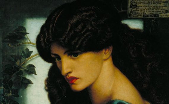 Dante Gabriel Rossetti, Proserpine - detail