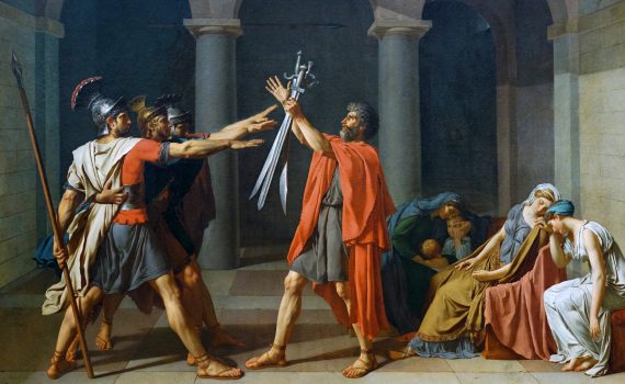 Jacques-Louis David, <em>Oath of the Horatii</em>