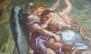 Eugène Delacroix, Jacob Wrestling with the Angel - detail