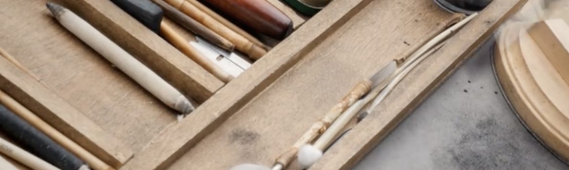 Drawing with Charcoal Getty video still