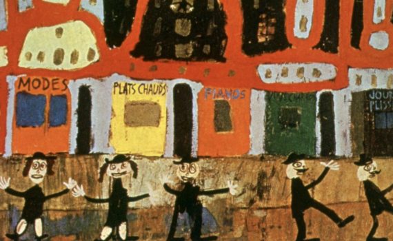 Jean Dubuffet, View of Paris, The Life of Pleasure, 1944, oil on canvas, 88.5 x 116 cm (private collection)