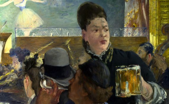 Édouard Manet, Corner of a Café-Concert, detail