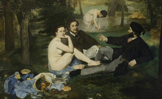 Édouard Manet, Le Déjeuner sur l'herbe, (Luncheon on the Grass), 1863 - detail