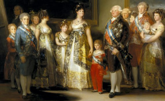 Francisco Goya, The Family of Charles IV - detail