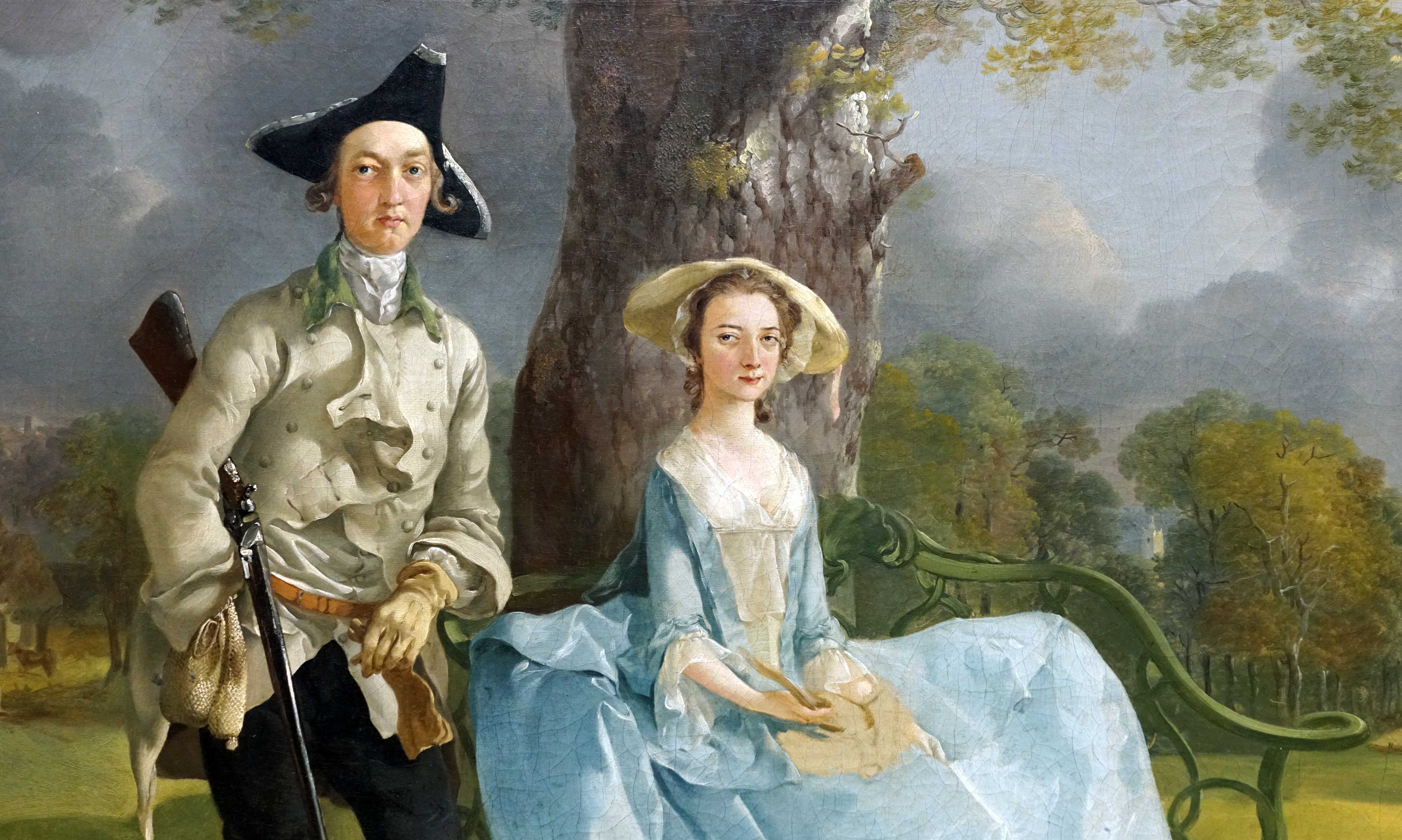 Thomas Gainsborough, Mr. and Mrs. Andrews, c. 1750, oil on canvas, 69.8 x 119.4 cm (The National Gallery, London)