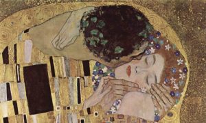 Gustav Klimt, The Kiss- detail