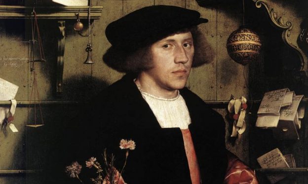 Hans Holbein the Younger-The Merchant Georg Gisze-thumb