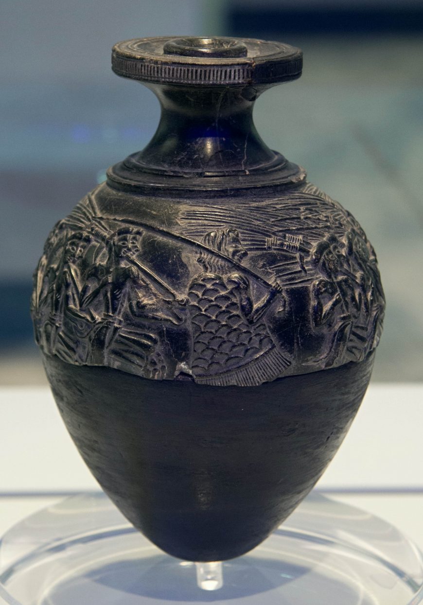 Harvester Vase from Hagia Triada
