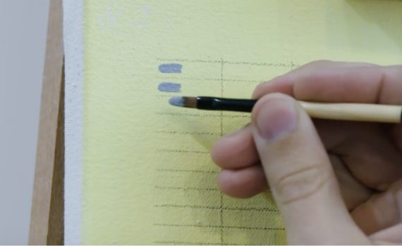 How to paint like Agnes Martin (MoMA video still)