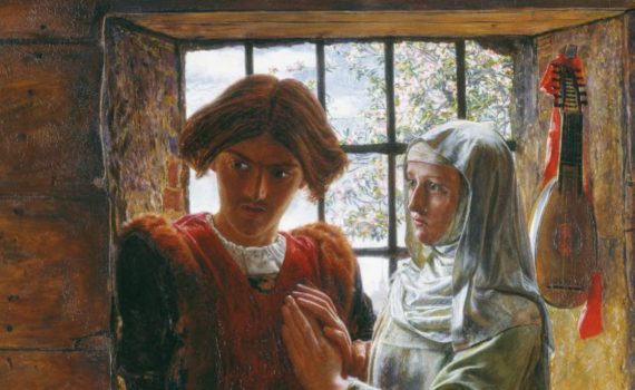 William Holman Hunt, Claudio and Isabella - thumb