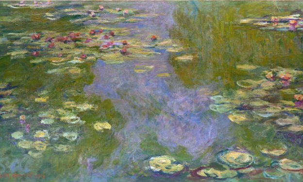 Claude Monet, Water Lilies, 1919, oil on canvas, 101 x 200 cm (The Metropolitan Museum of Art)