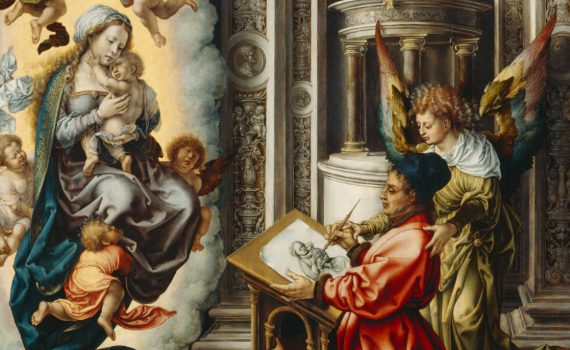 Jan Gossaert, <em>Saint Luke Painting the Madonna</em>
