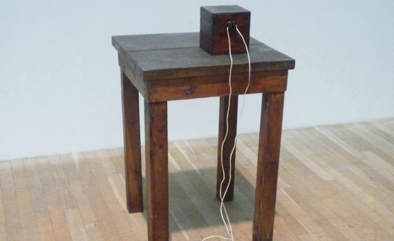 Joseph Beuys, Table with Accumulator (Tisch mit Aggregat), 1958-85 (Tate Modern, London)