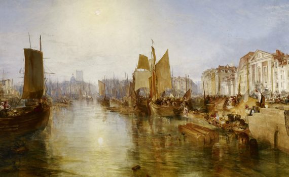 J.M.W. Turner, The Harbour of Dieppe - detail
