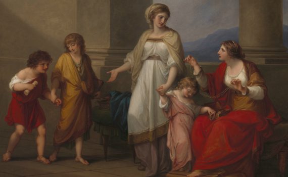 Angelica Kauffmann, Cornelia, Mother of the Gracchi, Pointing to her Children as Her Treasures