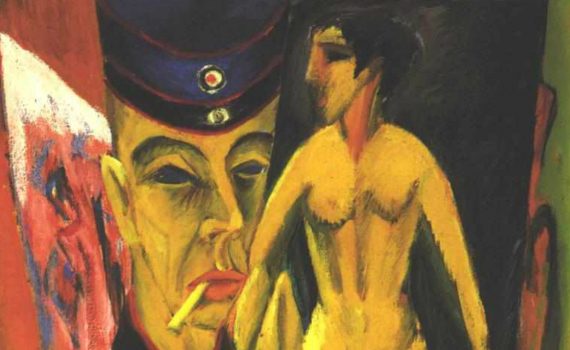 A-Level: Ernst Ludwig Kirchner, <em>Self-Portrait As a Soldier</em>