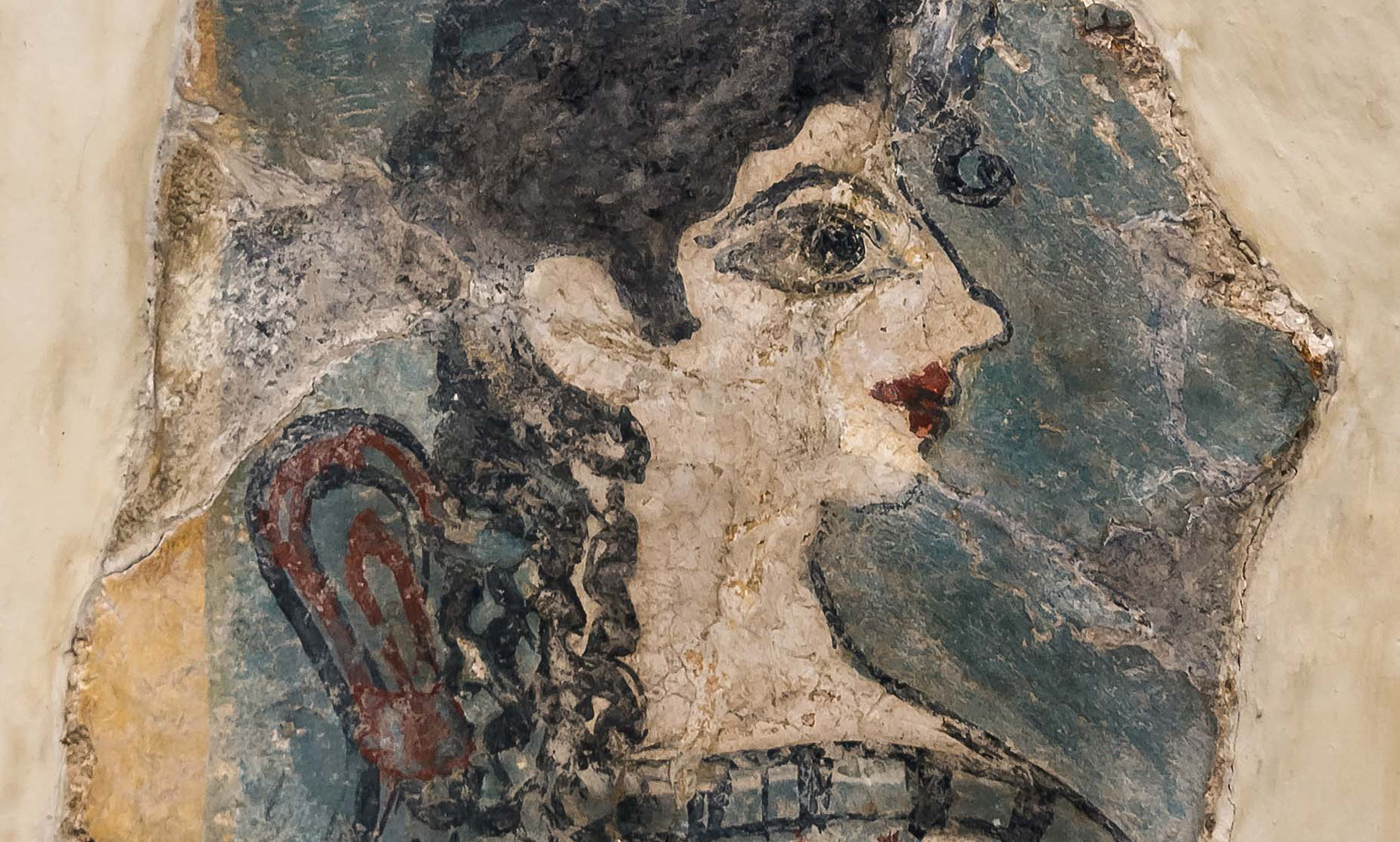 La Parisienne, from the Camp Stool fresco, palace of Knossos