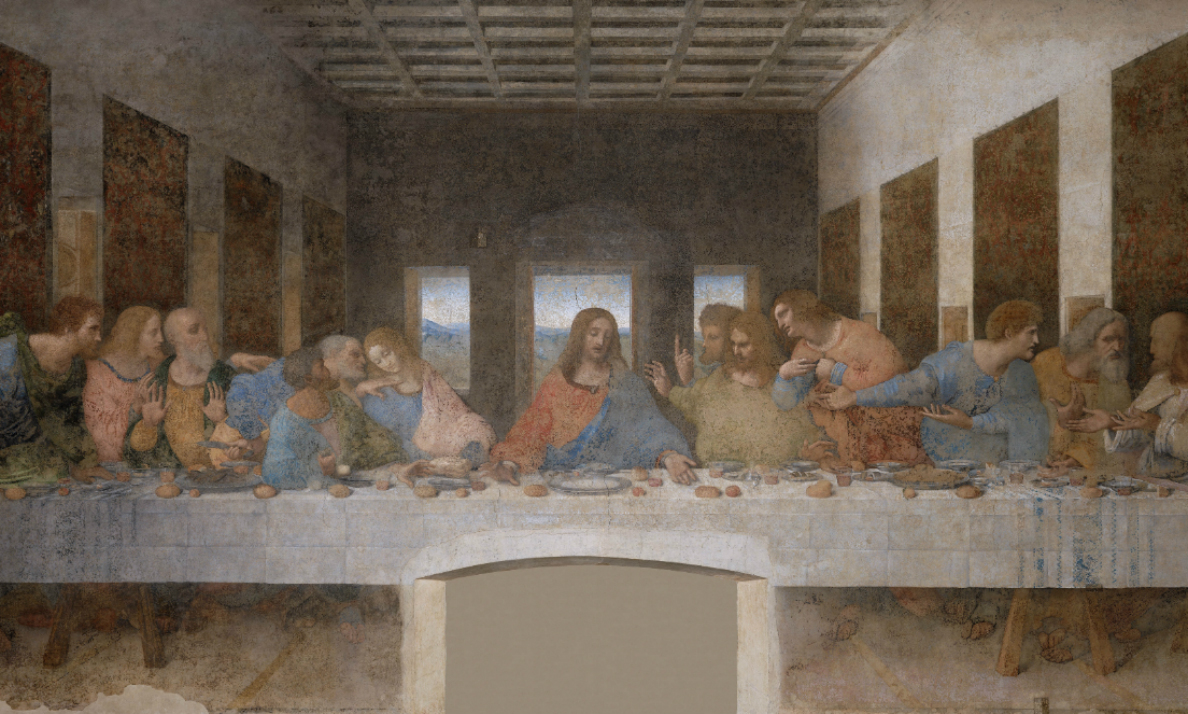 Linear perspective thumb - Leonardo Last Supper