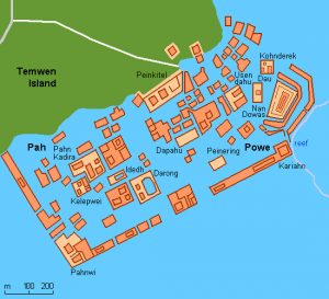 Map of Nan Madol (source: Hobe / Holger Behr, CC0)