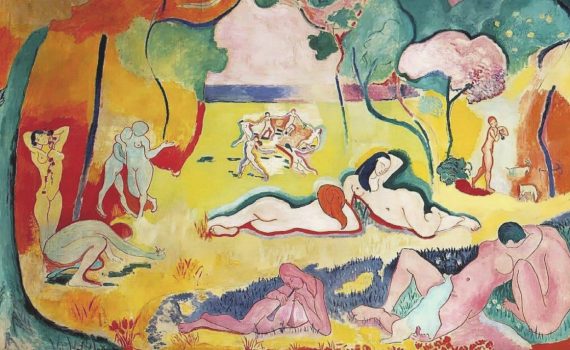 Henri Matisse, Bonheur de Vivre (Joy of Life), 1905-06, oil on canvas, 176.5 x 240.7 cm (The Barnes Foundation, Philadelphia)